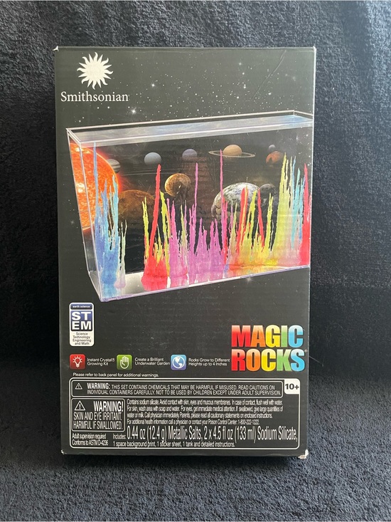 Smithsonian Other - New Smithsonian Magic Rocks Crystal Growing Kit